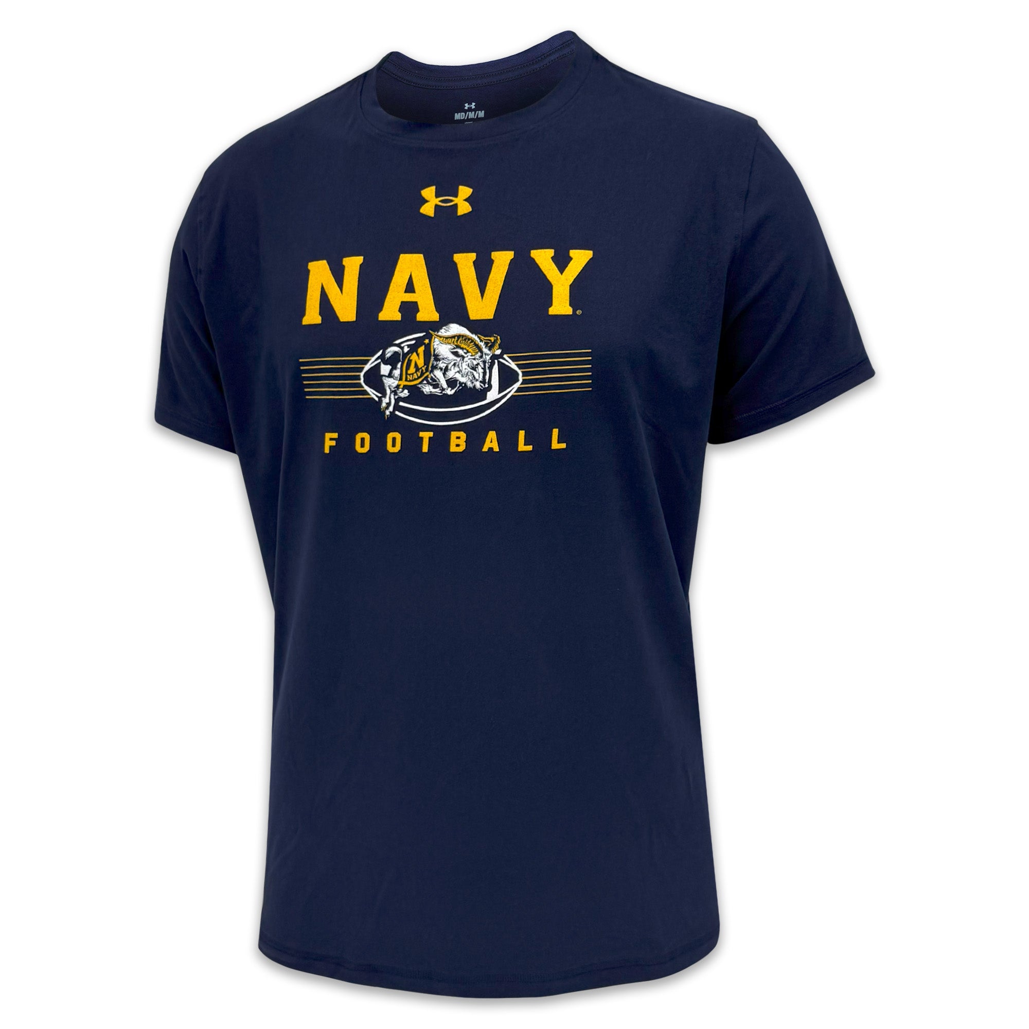 Navy Under Armour Football Tech Stretch T-Shirt (Navy) – Navy Gear