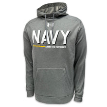 Load image into Gallery viewer, Navy Under Armour Damn the Torpedoes Ship Hood (Grey)