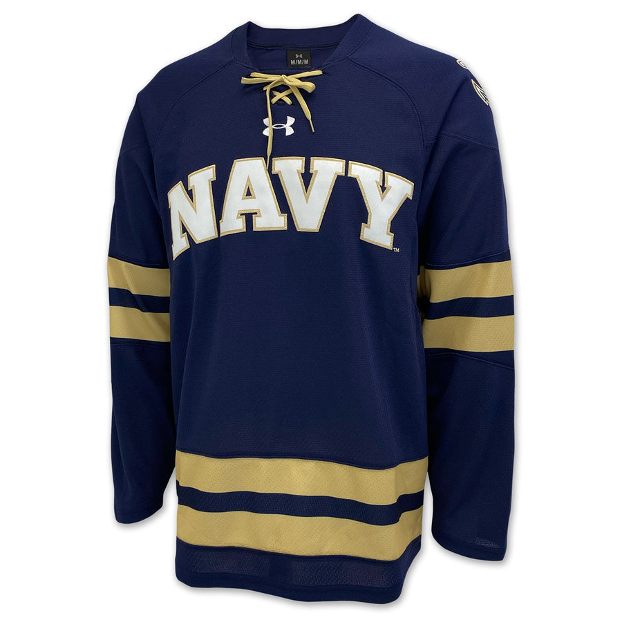 Navy Under Armour Hockey Jersey