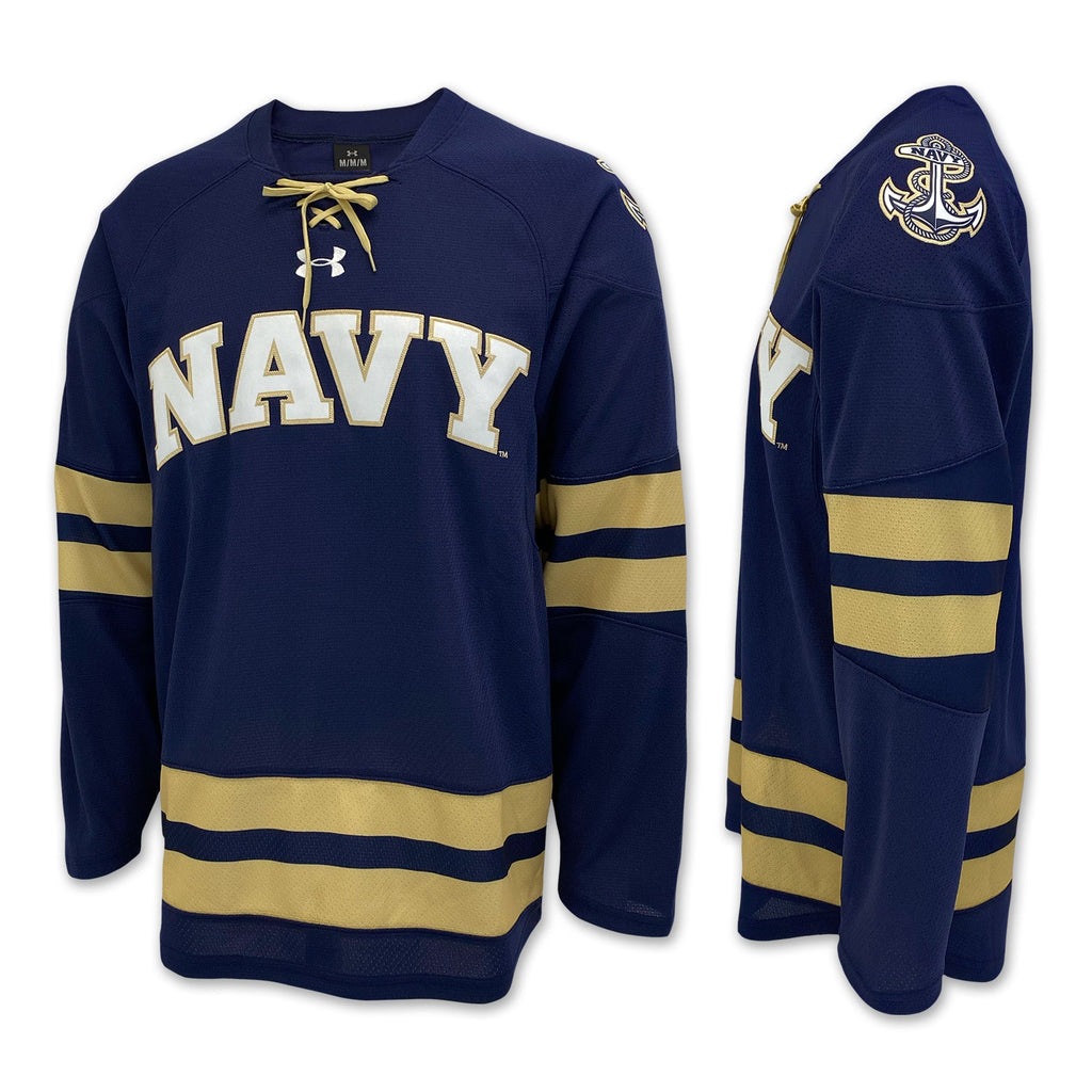 Navy Under Armour Hockey Jersey