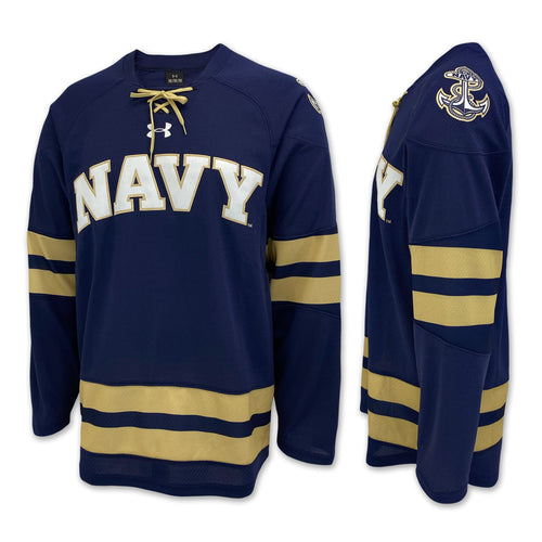 Navy Under Armour Hockey Jersey
