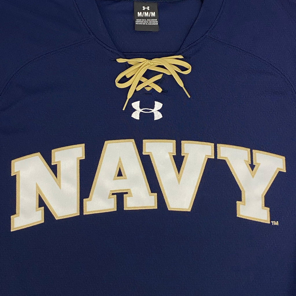 Navy Under Armour Hockey Jersey