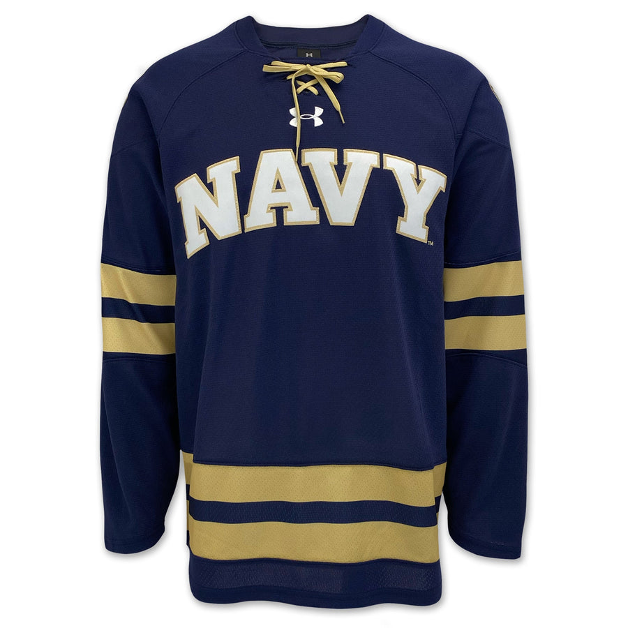 Navy Under Armour Hockey Jersey