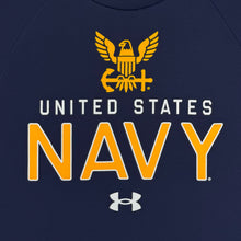 Load image into Gallery viewer, Navy Under Armour Gameday Icon Double Knit Fleece Crew (Navy)