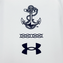 Load image into Gallery viewer, Navy Under Armour Ireland 2023 Armour Fleece Hood (White)