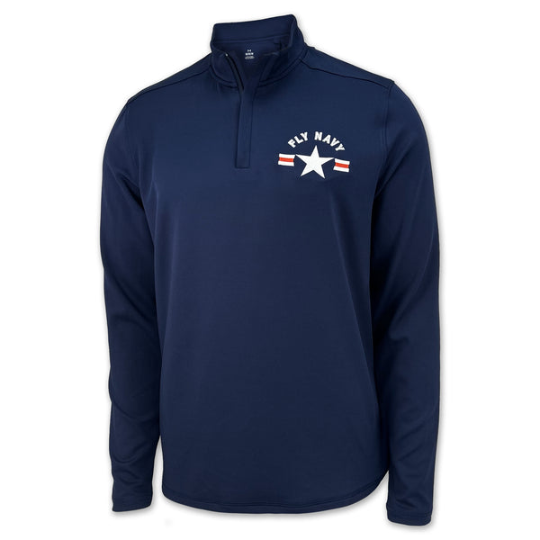 kuuネイビーM Navy Under Armour Fly Navy All Day Lightweight 1/4 Zip (Navy