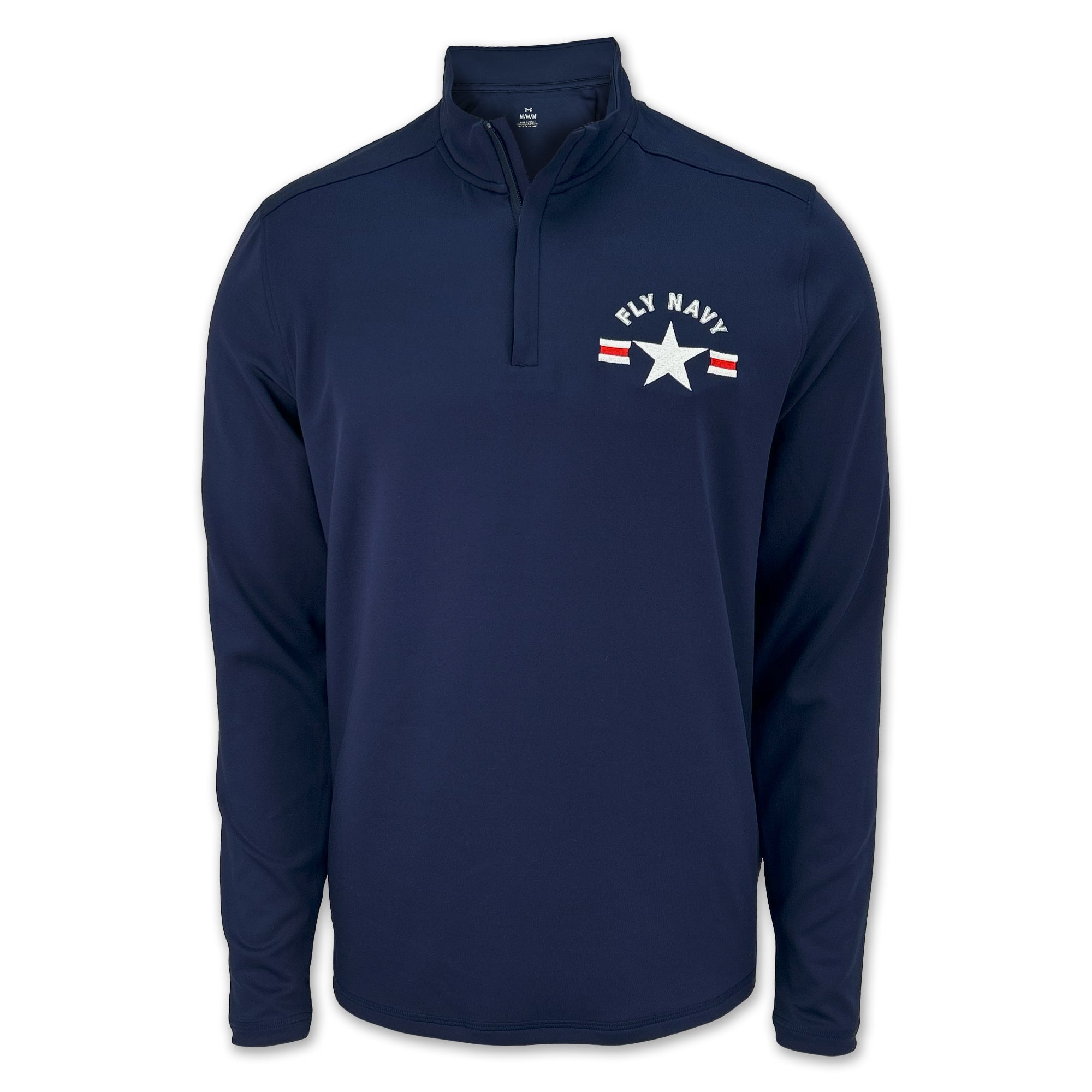 Navy Under Armour Fly Navy All Day Lightweight 1/4 Zip (Navy