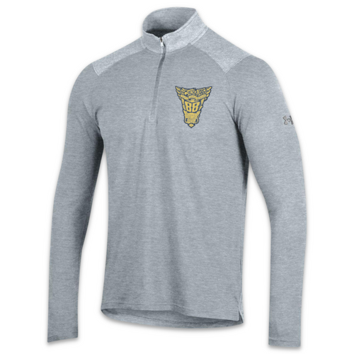 USNA Under Armour Class of 88 All Day Lightweight 1/4 Zip (Steel)