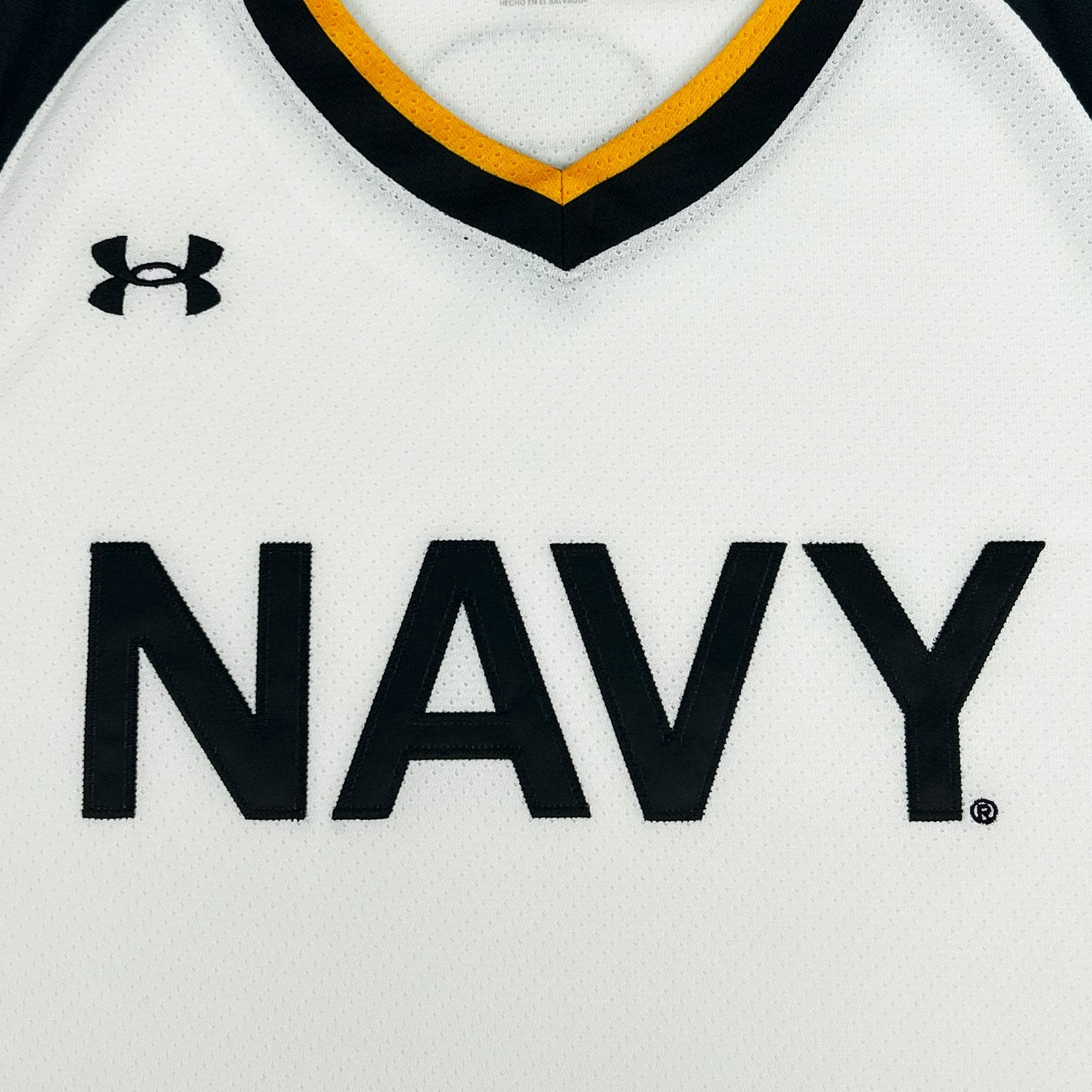 Navy Under Armour Baseball Replica Jersey (White) – Navy Gear