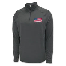 Load image into Gallery viewer, USA Flag Performance 1/4 Zip (Charcoal)