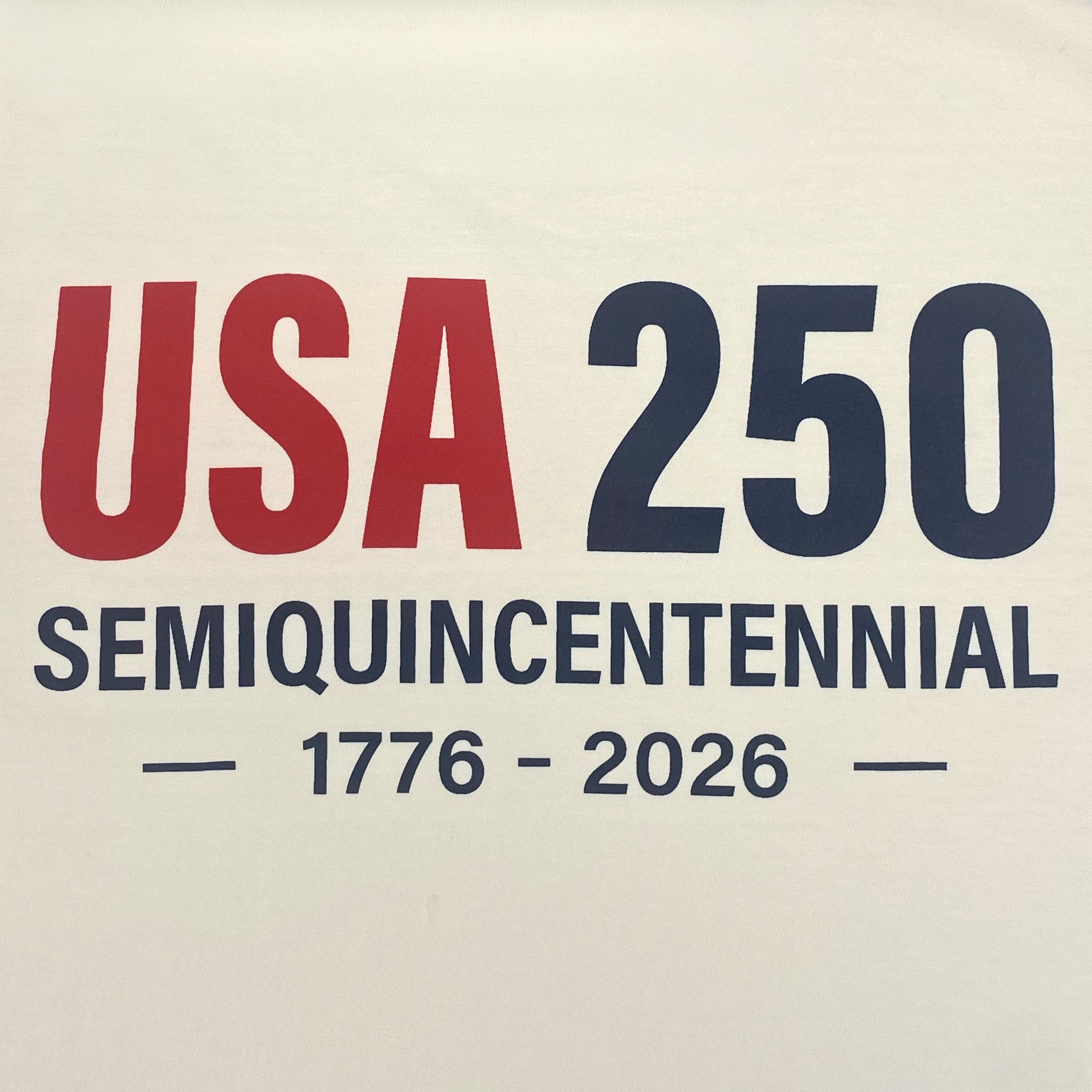 USA 250 Block T-Shirt (Ivory) – Navy Gear