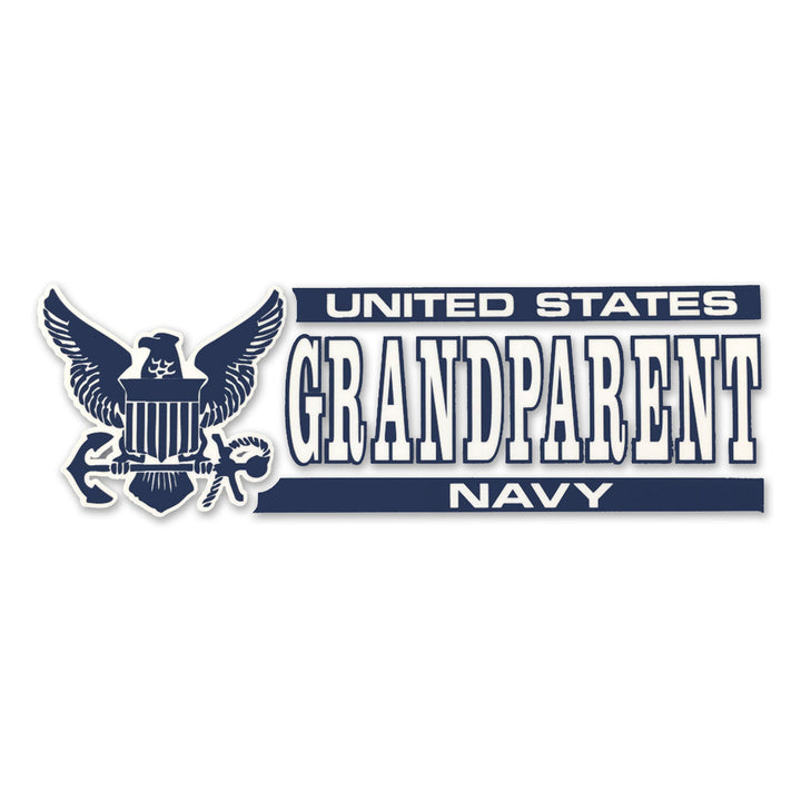 Navy Grandparent Decal