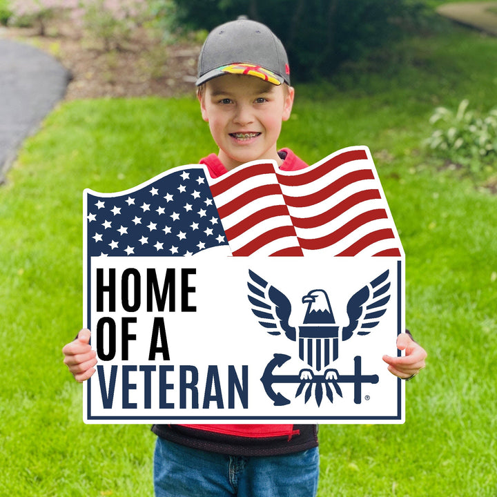 Navy Home of a Veteran Lawn Sign*