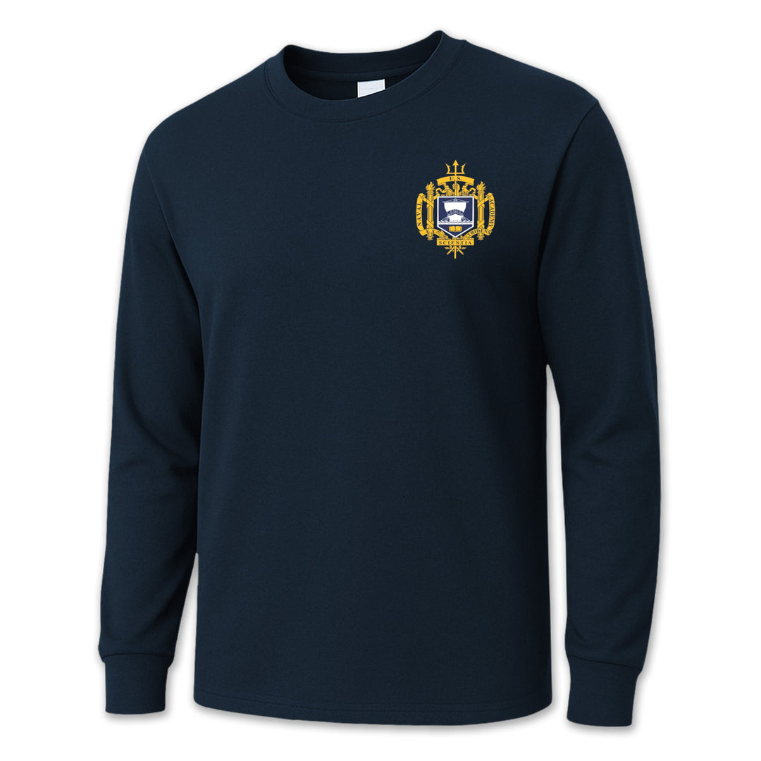 USNA Crest Long Sleeve T-Shirt