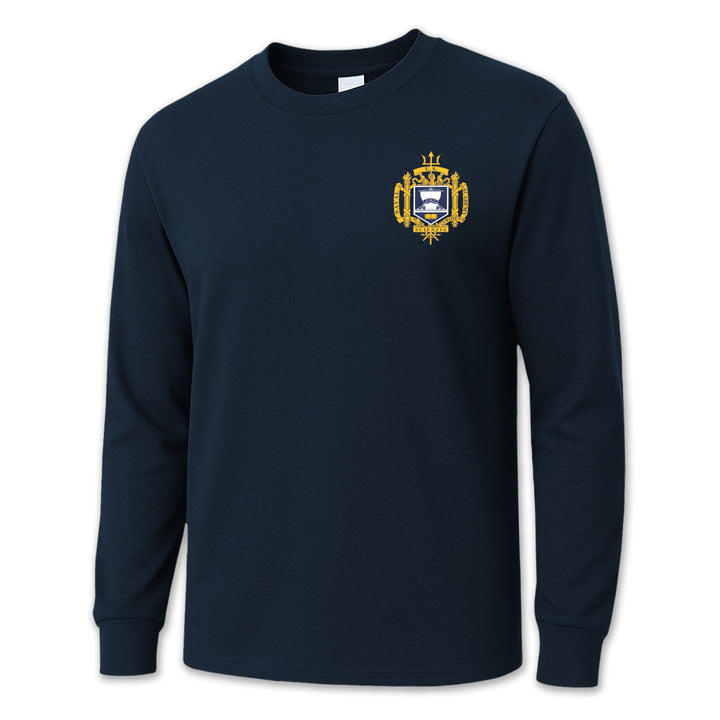 USNA Crest Long Sleeve T-Shirt