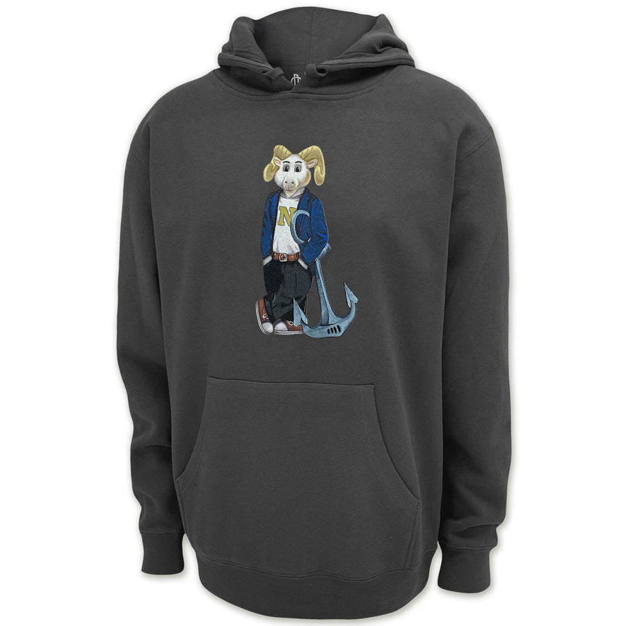 USNA Crew Dog Original Hood (Charcoal)