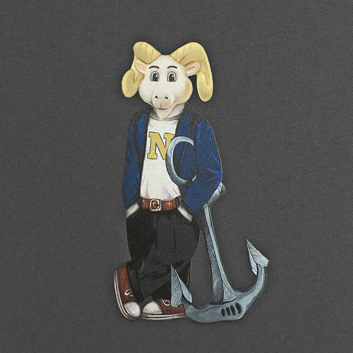 USNA Crew Dog Original Hood (Charcoal)