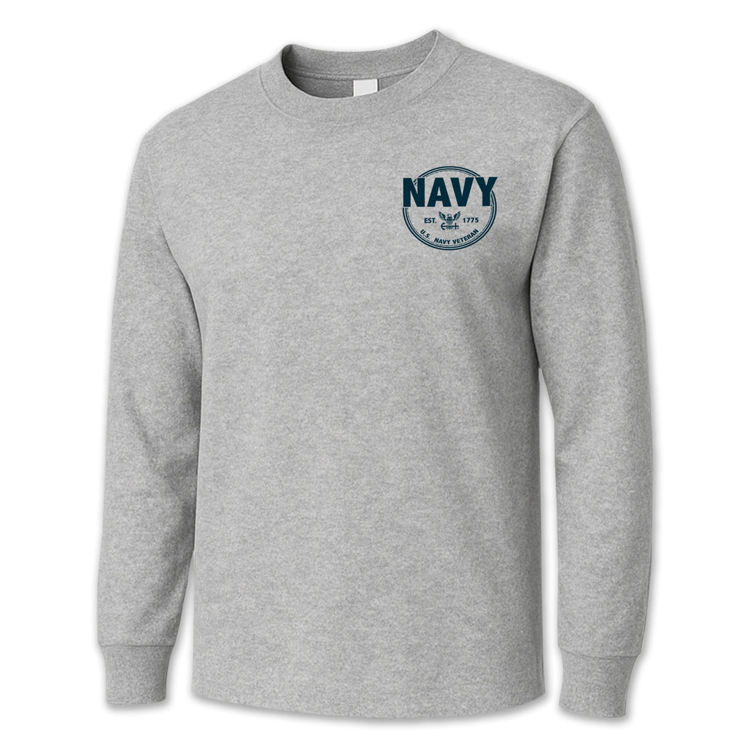 Navy Veteran Long Sleeve T-Shirt