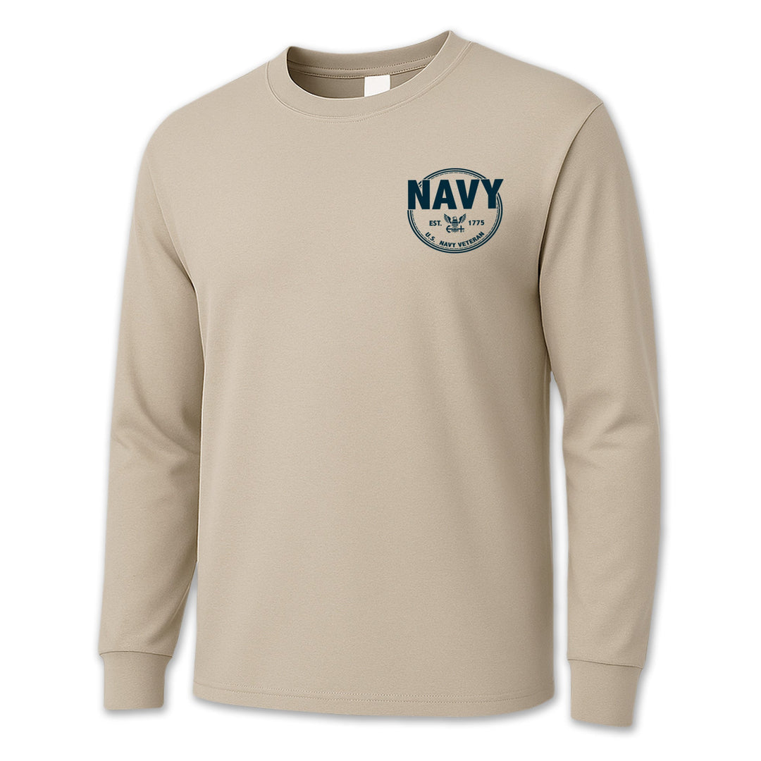Navy Veteran Long Sleeve T-Shirt