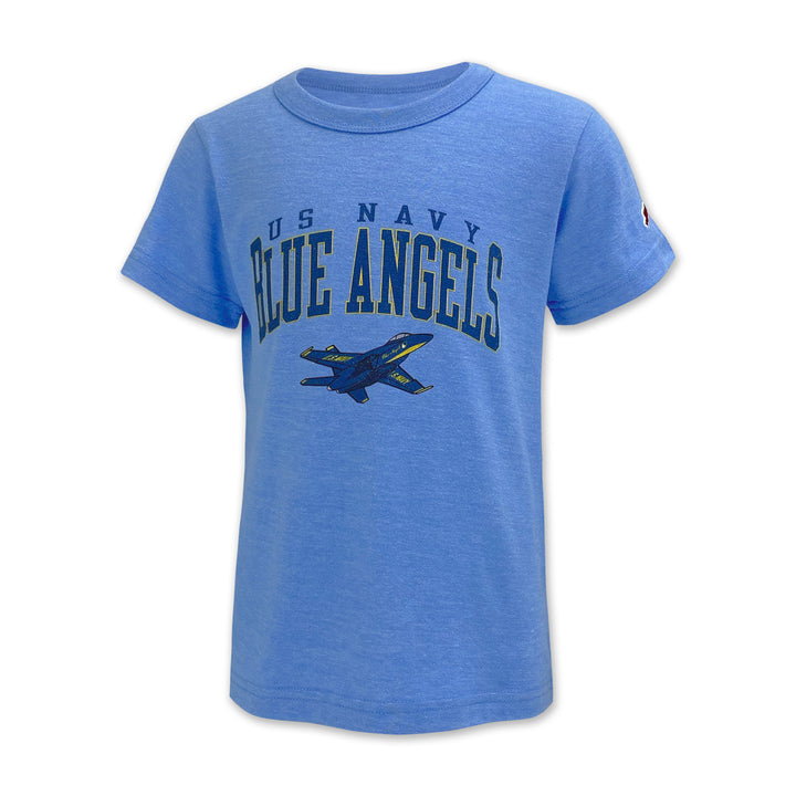 US Navy Blue Angels Youth Tri-Blend Victory Falls T-Shirt (Powder Blue)