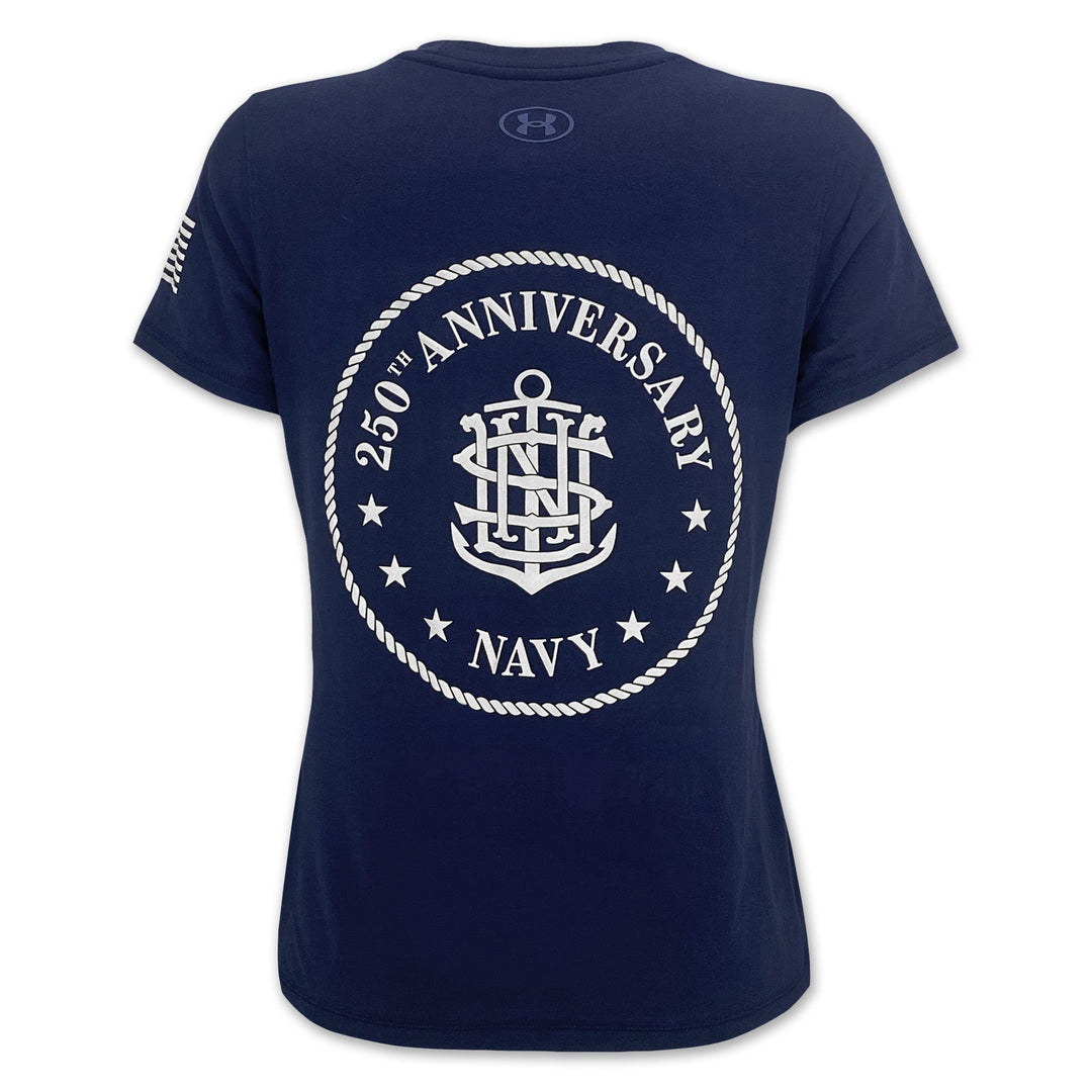 Navy Under Armour 2025 Rivalry Ladies Navy 250th Tech T-Shirt (Navy)