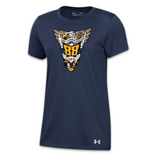 Load image into Gallery viewer, USNA Under Armour Class of 88 Ladies Tech T-Shirt (Navy)