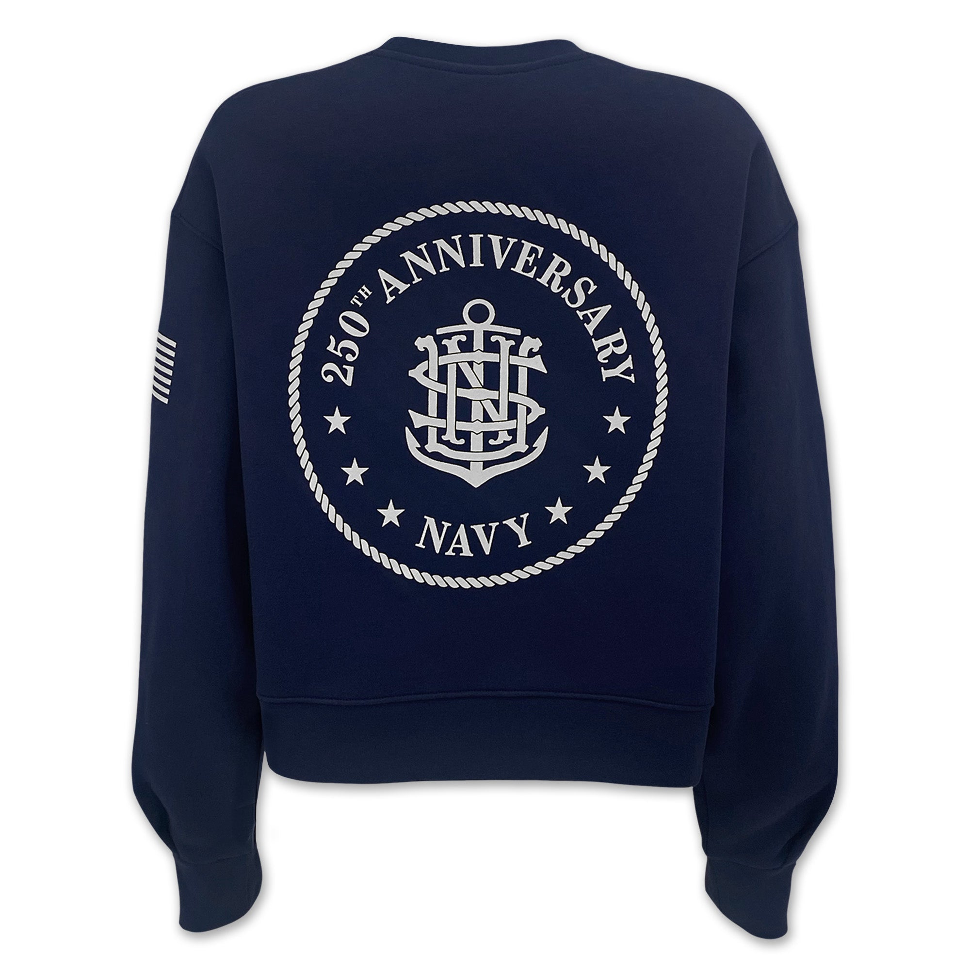 Under Armour Women's Navy 250th Icon Fleece Crew (Navy) – Navy Gear