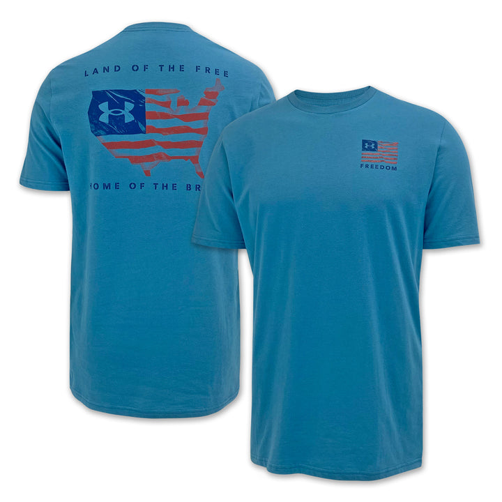 Under Armour Freedom Flag USA T-Shirt (Blue)