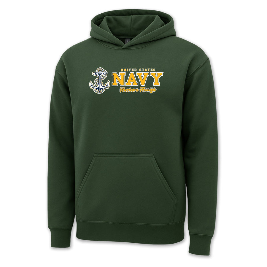United States Navy Anchors Aweigh Hood