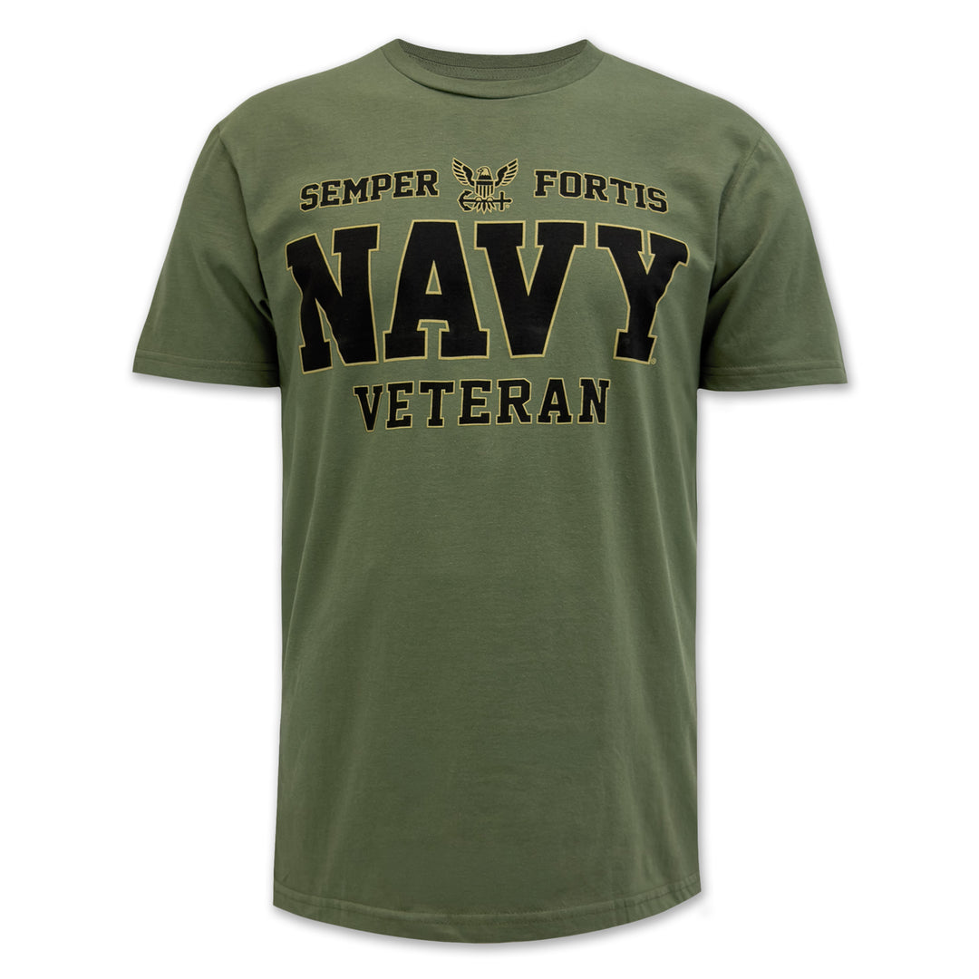 United States Navy Veteran T-Shirt (Military Green)