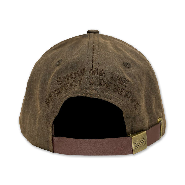 United States Veteran Waxed Cotton Hat (Brown)