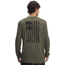Load image into Gallery viewer, Under Armour Freedom Flag Long Sleeve T-Shirt (OD Green)