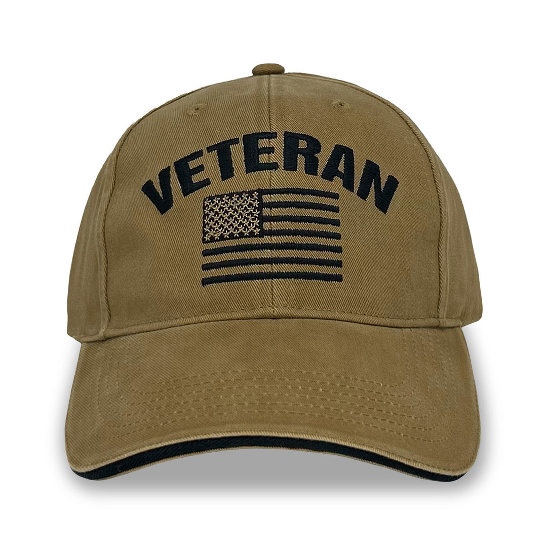 Veteran Flag Hat (Coyote Brown)