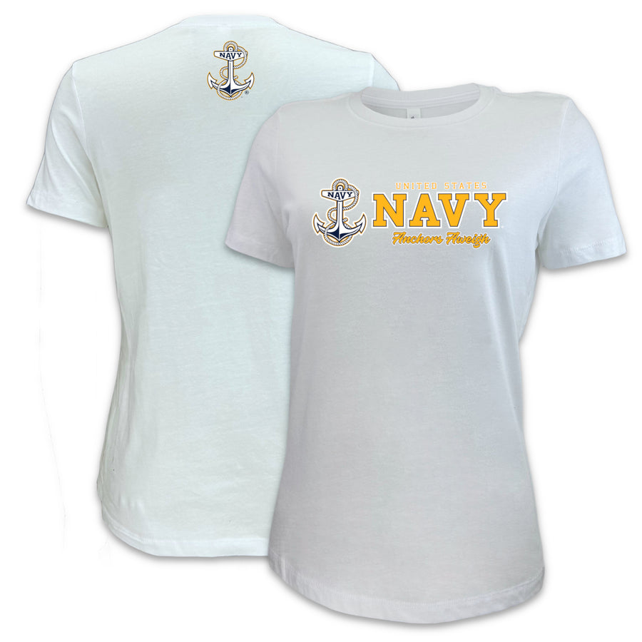 Navy Ladies Duo T-Shirt