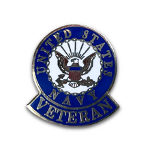 Load image into Gallery viewer, U.S. Navy Veteran Lapel Pin