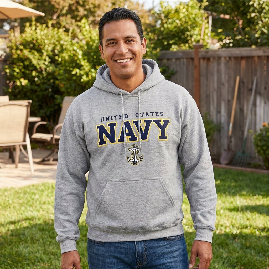 United States Navy Block Anchor Hood (Grey)