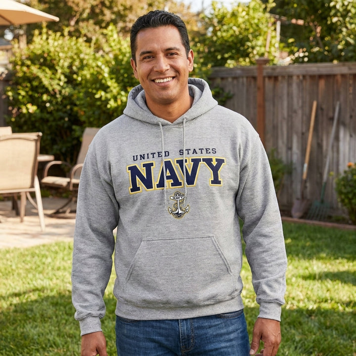 United States Navy Block Anchor Hood (Grey)