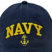 Load image into Gallery viewer, Navy Women&#39;s Anchor Hat (Navy)