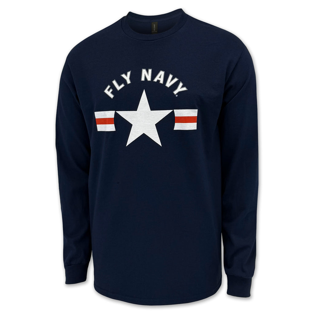 Navy Fly Navy Long Sleeve T-Shirt (Navy)