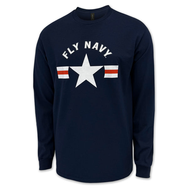 Navy Fly Navy Long Sleeve T-Shirt (Navy) – Navy Gear