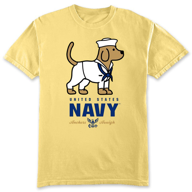 United States Navy Pup T-Shirt (Yellow)