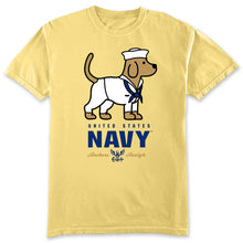 Load image into Gallery viewer, United States Navy Pup Youth T-Shirt (Yellow)