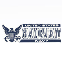 Load image into Gallery viewer, NAVY GRANDPARENT DECAL 1