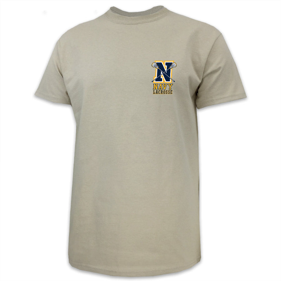 Navy Lacrosse Logo T-Shirt