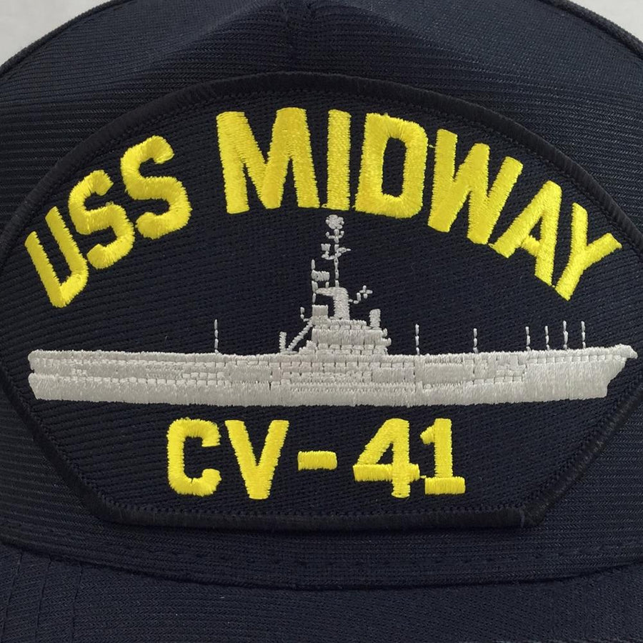 NAVY USS MIDWAY CV41 HAT 1