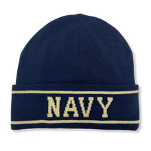 Load image into Gallery viewer, Navy Under Armour Sideline CGI Cuff Beanie (Navy)