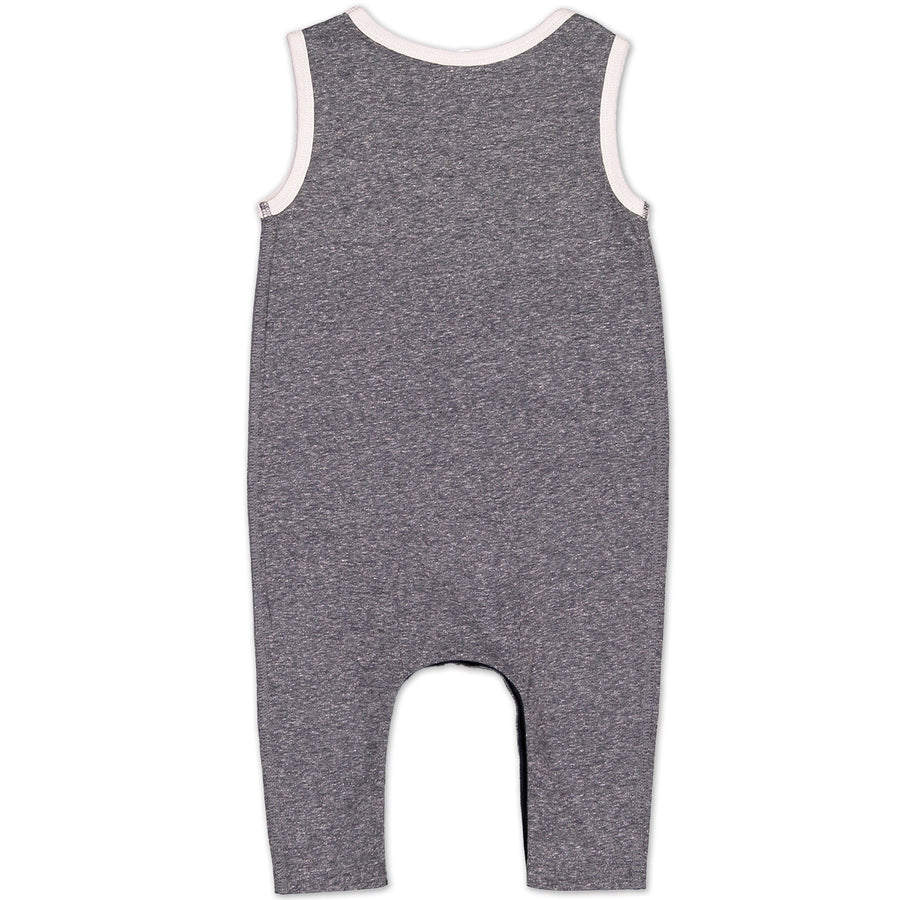 Navy Anchor Infant Tank Romper