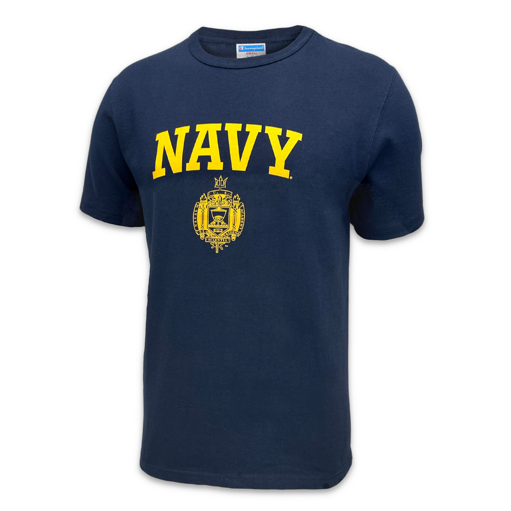 USNA Issue Champion T-Shirt (Navy)