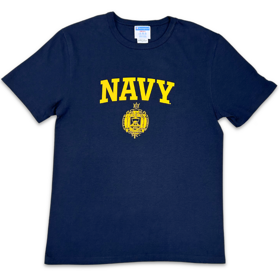 USNA Issue Champion T Shirt Navy