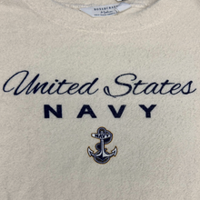 Load image into Gallery viewer, United States Navy Anchor Oversized Cozy Crew (Oatmeal)